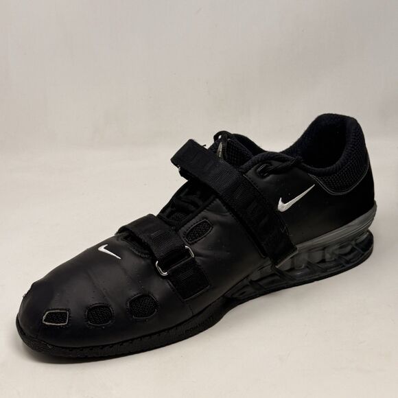 Nike Romaleos 2 Weightlifting Shoes Mens 17 Black Gym Training 476927-001 2013